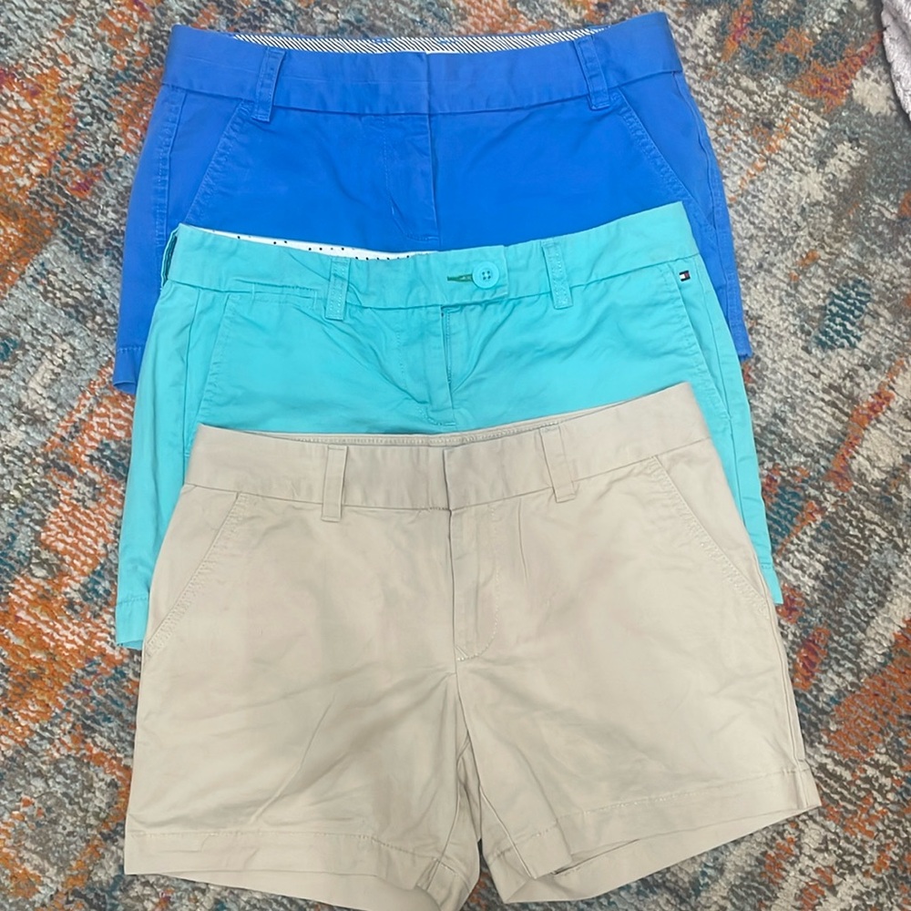 3 pairs womens chinos size 2-4